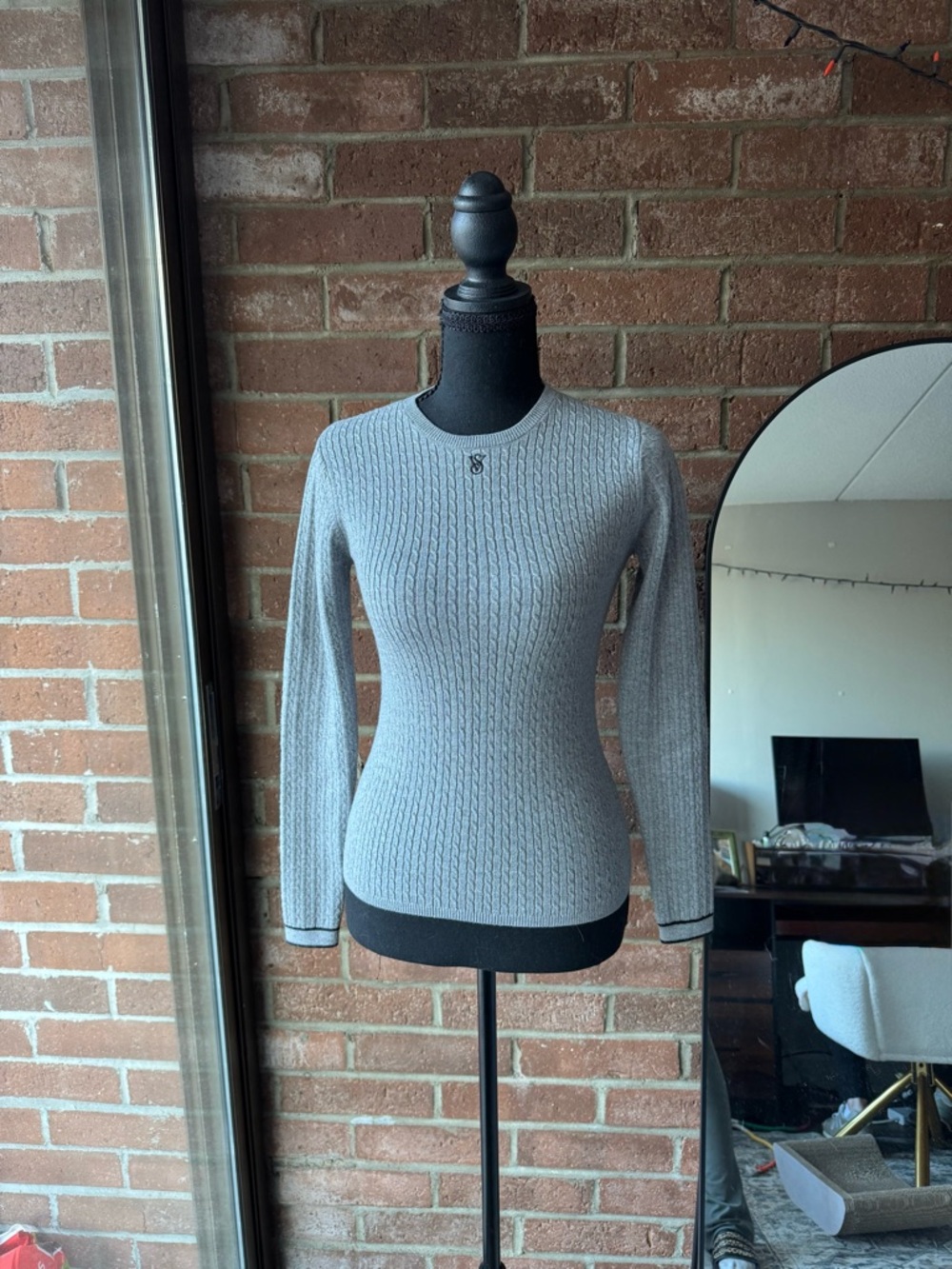 Victoria's Secret Gray Crew Neck Sweater